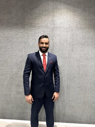 Murshid Pulkada sharing his image from when he attended a BNI event. best digital marketing mentor in kerala